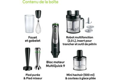 Mixeur Braun MQ9187XLI Multi Quick 9