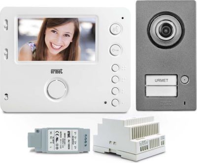 Portier URMET Kit interphone vidéo Mini Note 2 Portier URMET Kit interphone vidéo Mini Note 2