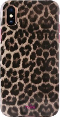 Coque PURO pour iPhone X / XS Série Glam Leopard