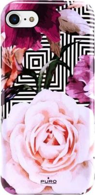 Coque PURO pour iPhone 6s / 7 / 8 Glam Geo Flowers