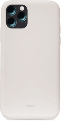 Coque PURO iPhone 11 Pro Silicone gris clair