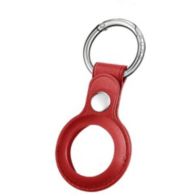 Porte-clés PURO Keychain leather look 'SKY' AirTag Red