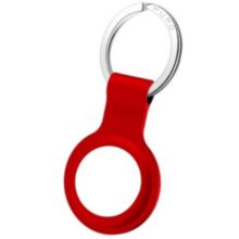 Accessoire tracker Bluetooth PURO Keychain Liquid Silicon for AirTag Red