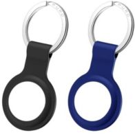 Accessoire tracker Bluetooth PURO 2 Keychain Silicon for AirTag Black/Blue