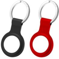 Accessoire tracker Bluetooth PURO 2 Keychain Silicon for AirTag Black/Red