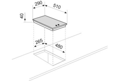 Domino Gaz GLEM GT32BK