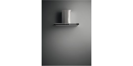Hotte décorative murale FALMEC LUMINA NRS MURAL 90 INOX/VERRE Noir