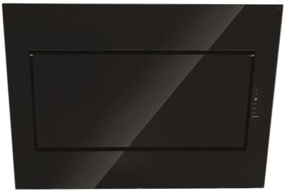 Hotte murale inclinée 80cm verre noir Siemens LC87KHM60