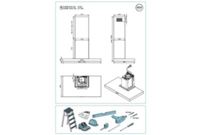 Hotte décorative murale FALMEC PLANEP1430