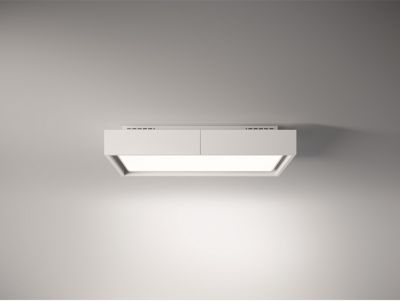 Hotte de plafond AIRONE JANUS 1200 VERRE BLANC - RVLP