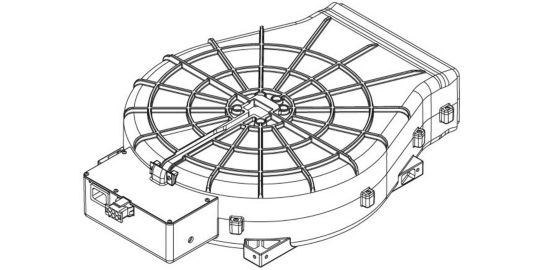 Moteur FALMEC extra-plat 800 m3/h-MOTSTEL4421