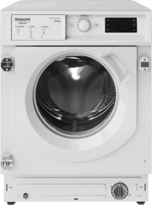 Lave linge séchant hublot encastrable HOTPOINT BIWDHG861485EU