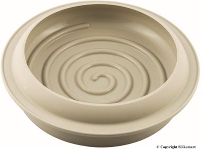Moule à gâteau fantaisie SILIKOMART Girotondo 25.2 cm gris 3D