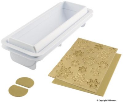 Moule à bûche SILIKOMART Frozen buche 8x25x6.7 cm