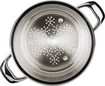 Cuiseur vapeur ECOVITAM Insert en inox 18/10 pour cuisson vapeur