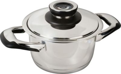 Faitout ECOVITAM en inox, tous feux, thermomètre intégré
