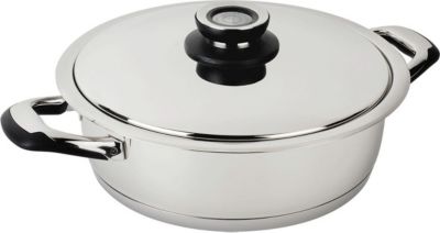 Sauteuse ECOVITAM en inox, tous feux, thermomètre intégré