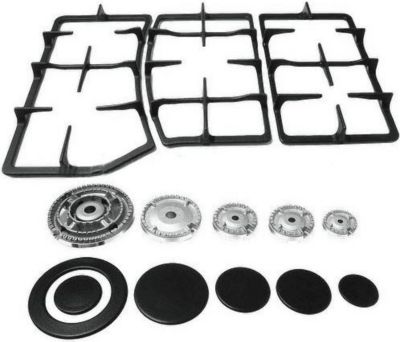 Pièce détachée ARISTON KIT GRILLES+BRULEURS+CHAPEAUX FON.PH750T