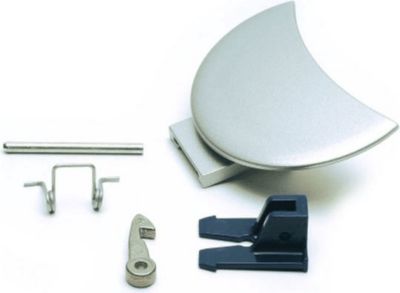 Poignée de porte INDESIT poignee complete de porte silver