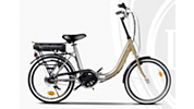 Vélo électrique pliable 20'' - Velair urban- Shimano 6 Vitesses - Autonomie  60 km - Bleu - SILDEL VELO