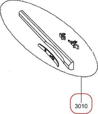 Bandeau WHIRLPOOL dosseret bandeau complet /nb