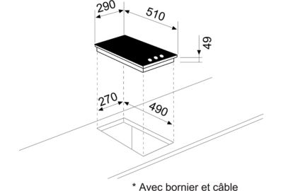 Domino vitrocéramique AIRLUX ATH32MC