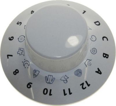 Bouton INDESIT bouton programmateur blanc