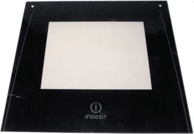 Plaque INDESIT verre porte four miroir