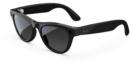 Lunettes connectées META Ray-Ban Skyler (Gen 2) - Noir mat, Verres dégradé graphite polarisés