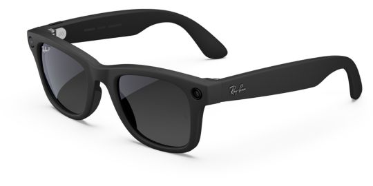 Lunettes connectées META Ray-Ban Wayfarer (Gen 2) - Noir mat, Verres dégradé graphite polarisés
