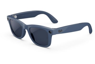 Lunettes connectées META Ray-Ban Wayfarer (large, Gen 2) - Bleu cosmique brillant, Verres Transitions® saphir