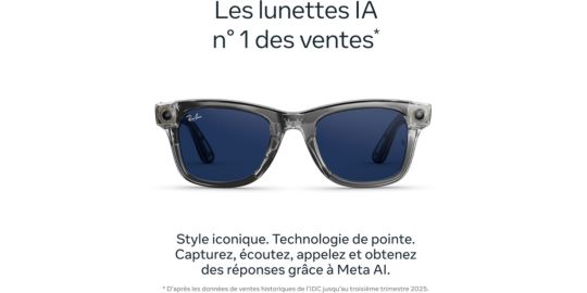 Lunettes connectées META Ray-Ban Meta Wayfarer (Gen 2)