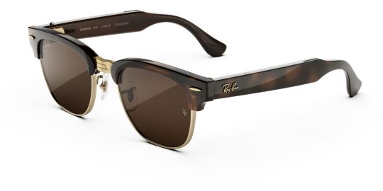 Lunettes connectées META Ray-Ban Clubmaster Havana marron