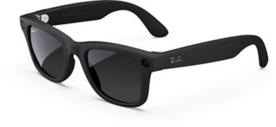 Lunettes Connectées Meta Ray-Ban Wayfarer, Noir Mat, Dégradé Graphite Polarisé