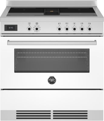 Piano de cuisson induction avec hotte intégrée BERTAZZONI PROCH94I1EBIT blanc