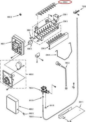 Pièce détachée WHIRLPOOL EJECTEUR PEIGNE POUR LAVE LINGE   WHIRLP