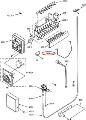 Pièce détachée WHIRLPOOL bras palpeur d arret