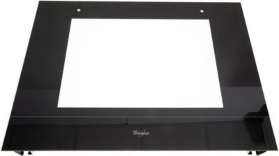 Verre WHIRLPOOL vitre de four noire extérieure