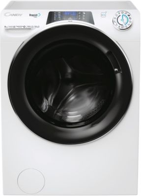Lave linge hublot CANDY RP 586BWMBC/1-S RapidO Pro