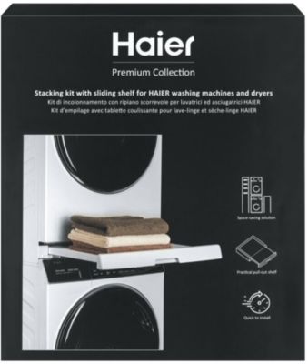Kit de superposition HAIER de superposition blanc tablette coulissa