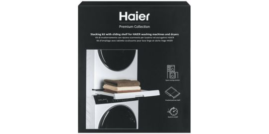 Kit de superposition HAIER de superposition blanc tablette coulissa