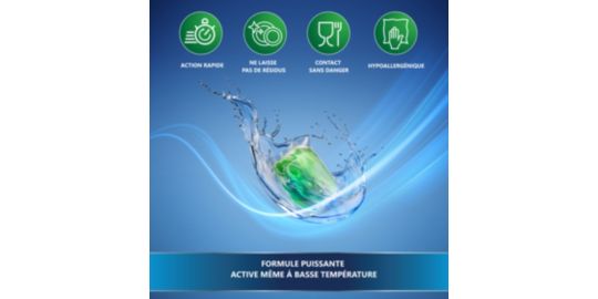 Détartrant CARE+PROTECT Triple actif lave vaisselle & lave linge