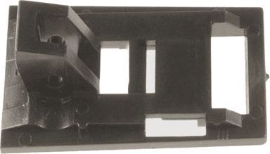 Poignée de porte INDESIT plaquette noire ouverture de porte