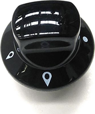 Bouton ARISTON MANETTE GAZ BK PLANS FRONT. STYLE