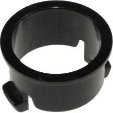 Bouton SCHOLTES collerette bouton poussoir noir