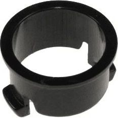 Bouton SCHOLTES collerette bouton poussoir noir