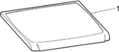 Couvercle INDESIT COUVERCLE GRIS IND.COMU. EVOII POUR LAVE