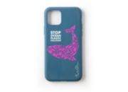 Coque WILMA iPhone 11 Pro Recyclee bleu fonce
