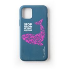 Coque WILMA iPhone 11 Pro Recyclee bleu fonce