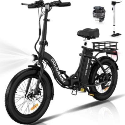 Vélo électrique COLORWAY Vélo électrique COLORWAY 20" Noir+Panier